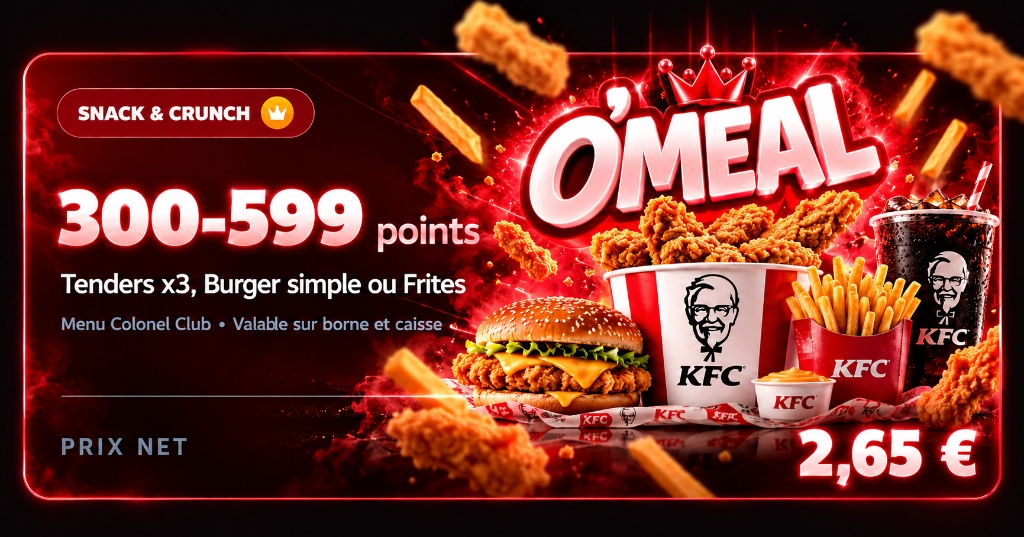 Tranche 300-599 Points KFC