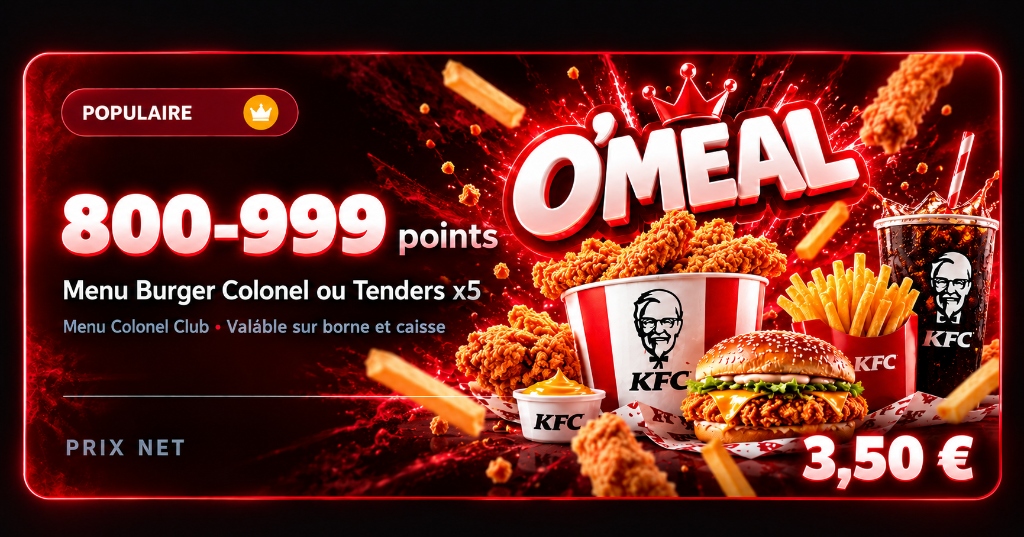 Tranche 800-999 Points KFC