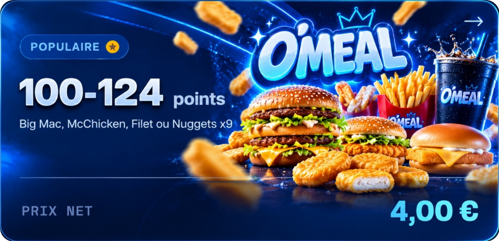 Tranche 100-124 Points McDo