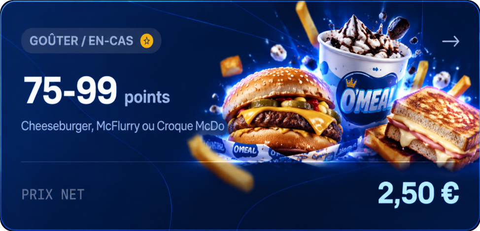 Tranche 75-99 Points McDo